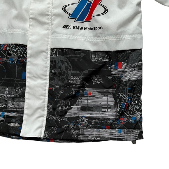 PUMA Men's BMW Motorsport Woven Hooded Jacket White - Picture 6 of 12